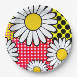 Plato De Papel Daisy Days