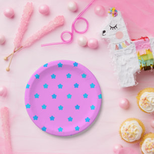 Plato De Papel Daisy femenina rosa/aqua > Funda para Iphone 6