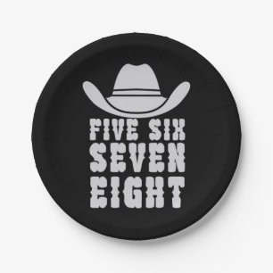 Plato De Papel Danceline Five Six Seven Eight
