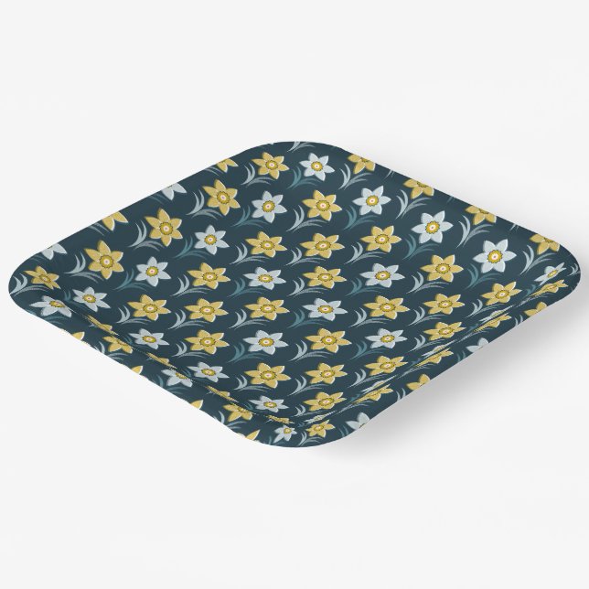 Plato De Papel Dancing daffodil (Angular)
