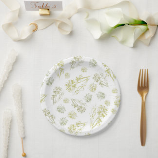 Plato De Papel Dandelion