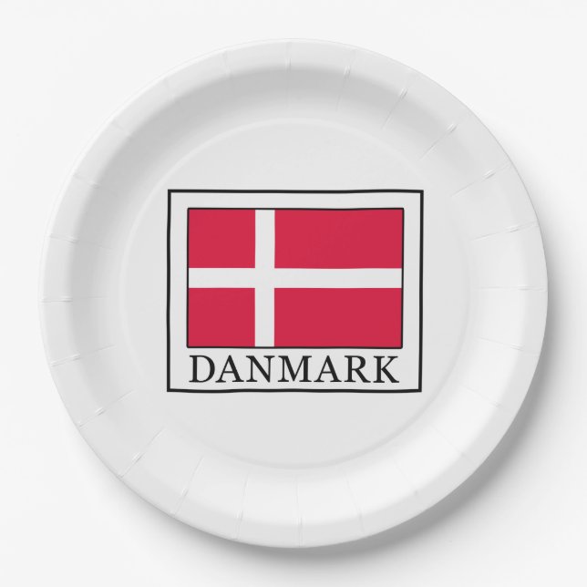 Plato De Papel Danmark (Anverso)