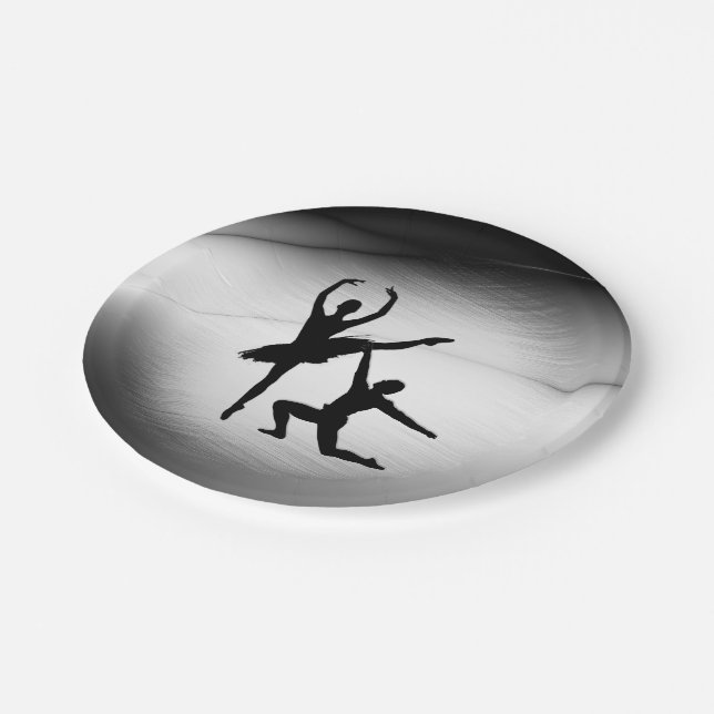 Plato De Papel Danza de pareja de ballet (Angular)
