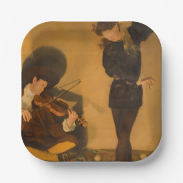 Plato De Papel Danza del huevo (por John Collier)