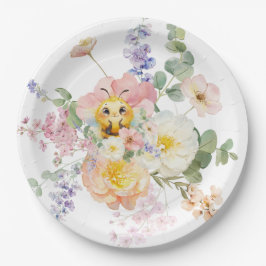 Plato De Papel Darling Bee Paper Plate