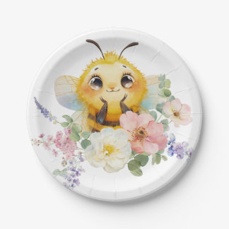 Plato De Papel Darling Bee Paper Plates