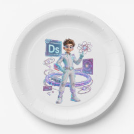 Plato De Papel Darmstadtium (Ds) – Número Atómico 110 | ATOMIVRA