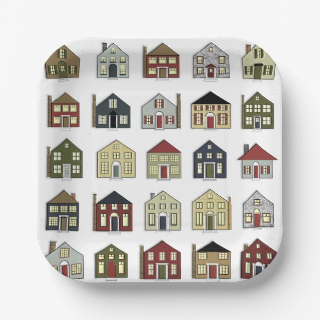 Plato de papel de bienes raíces de Realtor (Anverso)