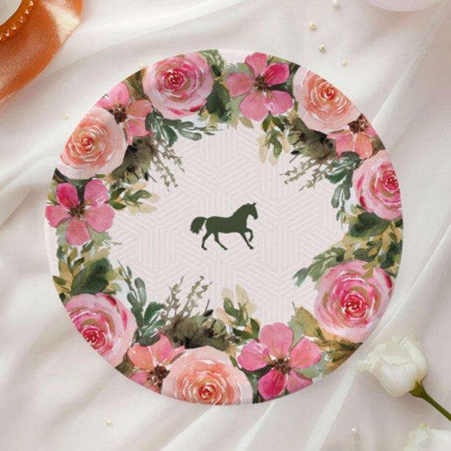 Plato De Papel De camino al Altar Kentucky Derby Bridal Shower (Subido por el creador)