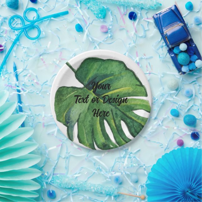 Plato de Papel de Jardín (Fiesta)