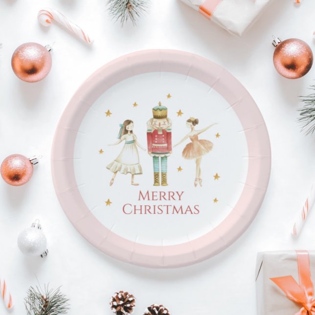 Plato de Papel de Navidad del Ballet de Invierno d (Subido por el creador)