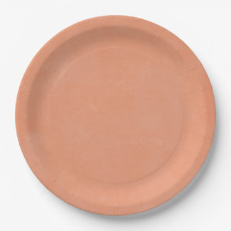 Plato de papel de otoño naranja - Vajilla de otoño