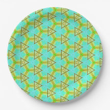 Plato de papel de panal atómico