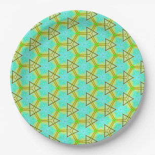 Plato de papel de panal atómico
