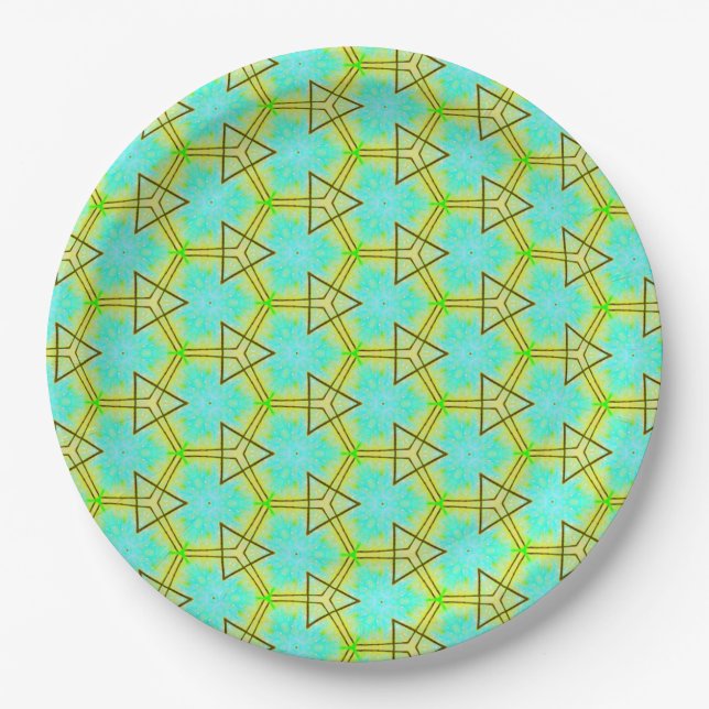 Plato de papel de panal atómico (Anverso)