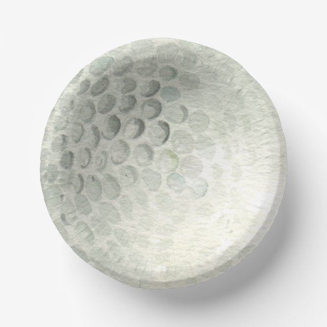 Plato de papel de pelota de golf (Anverso)