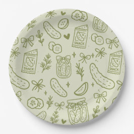Plato de Papel de Pepino en Vinagre