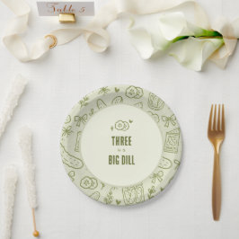 Plato de Papel de Pepino Grande en Vinagre