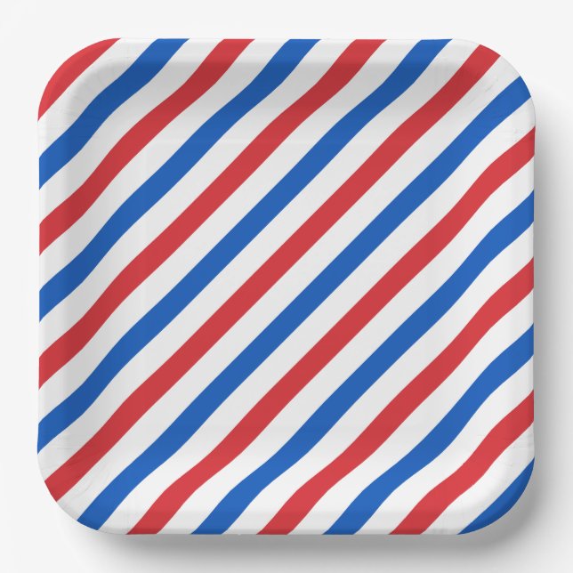 Plato de papel de raya 1 EE. UU. (Anverso)