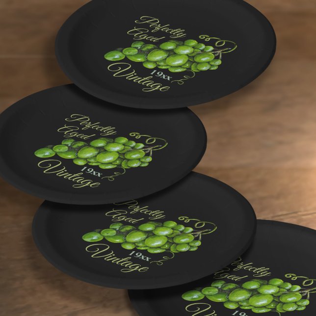 Plato de papel de uvas (Subido por el creador)