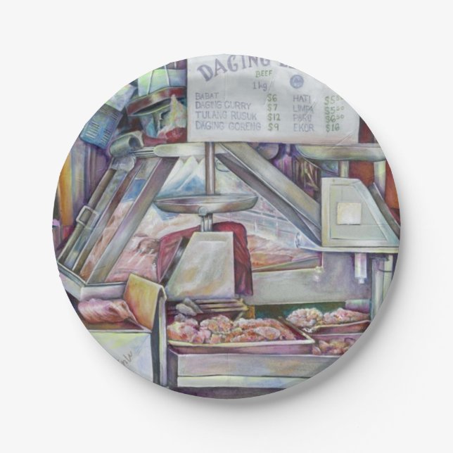 Plato De Papel De vuelta en diez minutos, olvidé el cumpleaños de (Anverso)