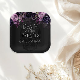 Plato De Papel Death Of Her Twenties 30th Birthday Party