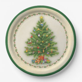 Plato De Papel Debajo del árbol