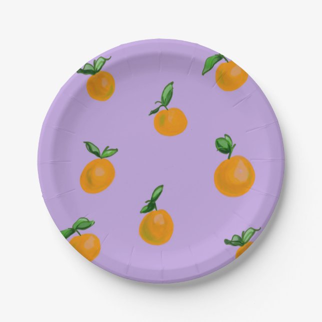 Plato De Papel decoración de árbol de Navidad (Anverso)