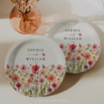 Plato De Papel Decoración de la mesa del Boho Wildflower Boda<br><div class="desc">Para todo aquel que planee un Boda, elegir objetos con el tema Flower Stems ofrece una mezcla única de elegancia y encanto que es llamativa y sofisticada. Los diseños vibrantes y realistas de las flores silvestres aportan una fresca belleza natural a su evento, haciendo que cada pieza se sienta como...</div>