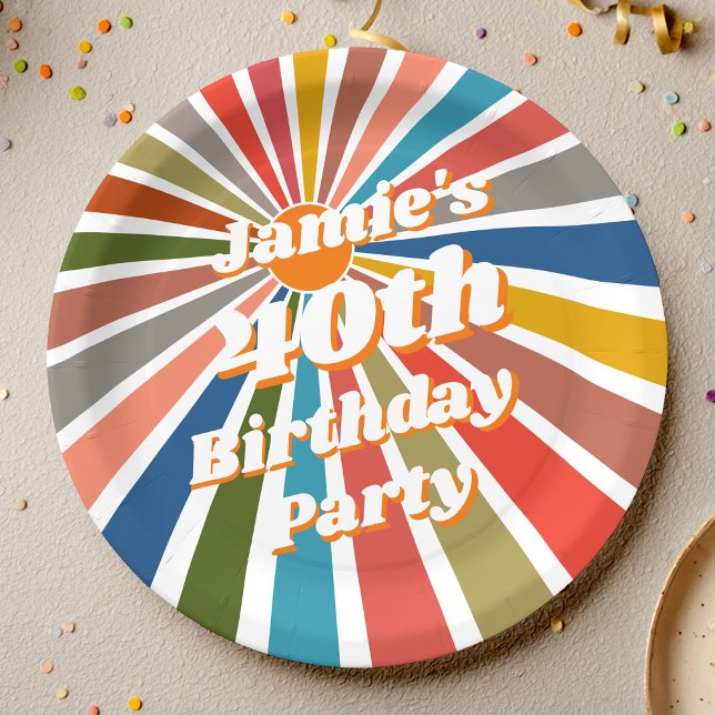 Plato De Papel Decoración de mesa de fiesta con nombre personaliz (Subido por el creador)