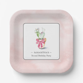 Plato De Papel Decoración Fiesta de Galentines