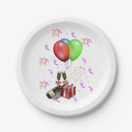 Plato De Papel Decoraciones de Celebración