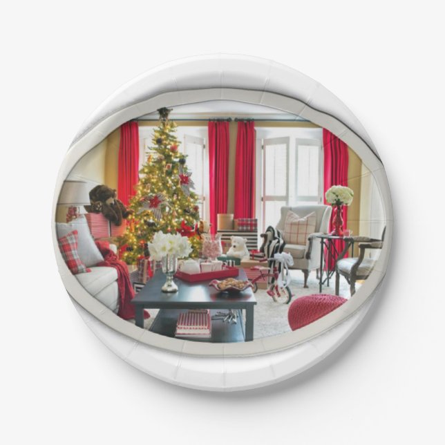 Plato De Papel Decorador del hogar de placas de papel (Anverso)