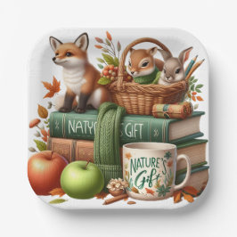 Plato De Papel Decorative Paper Plate Autumn Theme
