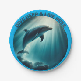 Plato De Papel Deep Live Free Dolphin