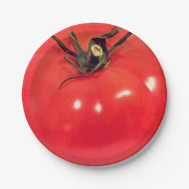 Plato De Papel Delish Tomato 4Jonah