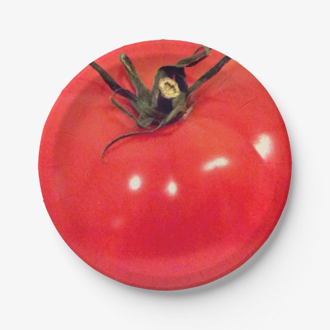 Plato De Papel Delish Tomato 4Jonah (Anverso)