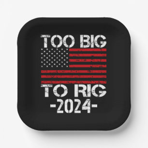 Plato De Papel Demasiado Grande Para Rig Elecciones 2024