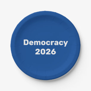 Plato De Papel Democracia 2026 Elecciones de mitad de período