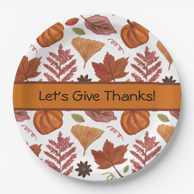 Plato De Papel Démosle gracias a Gracias (Anverso)