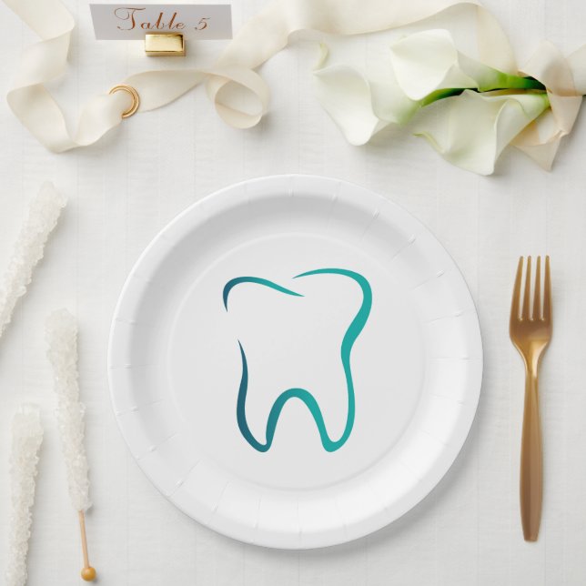 Plato De Papel Dental Tooth Dentist Medical Image (Boda)