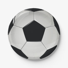 Plato De Papel Deportes Fútbol Partido de Fútbol