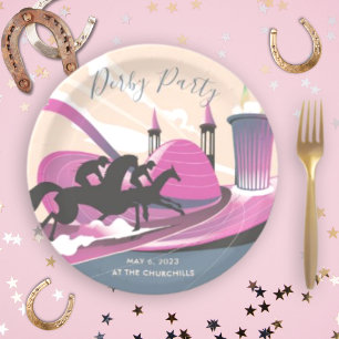 Plato De Papel Derby Fiesta Art Deco
