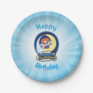 Plato De Papel Desafío de la estrella de Alyssa