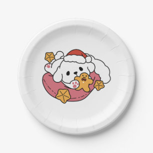 Plato De Papel Desata el aplauso de las vacaciones - Navidades de