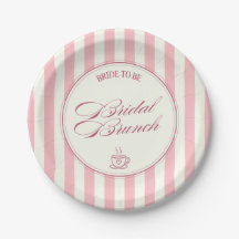 Desayuno Nupcial Rayas Rosadas Cafe Vintage Boda