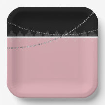 Desayuno y Brunch rosa y negro