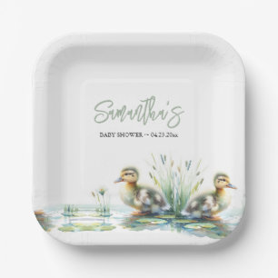 Plato De Papel Desechable Baby Shower