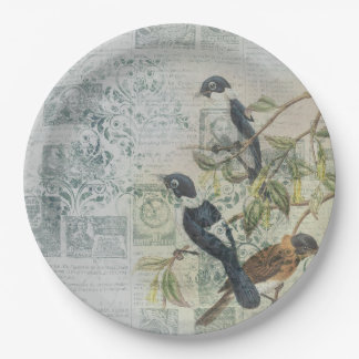 Plato De Papel Desenlace de la época de las aves vendidas