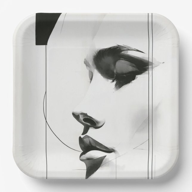 Plato De Papel Designer Paper Plates (Anverso)